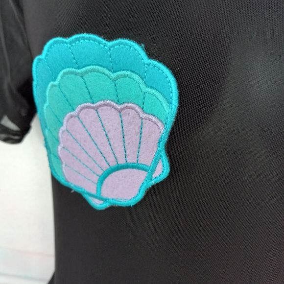 LAST 1! Iron fist mermaid nwt soft flowy maxi w sheer mesh top & seashell pastie - Picture 6 of 16